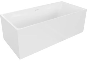Mexen Nita, voľne stojaca vaňa 170 x 80 cm, biela, biely prepad, 52091708000-20