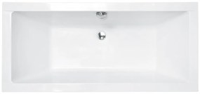 Besco Quadro Slim obdĺžniková vaňa slim 165x75 cm biela #WAQ-165-SL