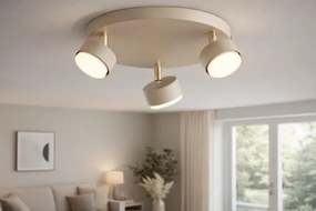 Brilagi - LED Bodové svietidlo MONO 3xGX53/30W/230V béžová/zlatá