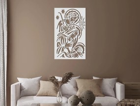 drevko Drevený obraz Betlehem Rozmer obrazu: 44,5 x 27 cm, Farba dekorácie: Čierna