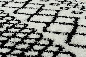 Behúň BERBER SAFI, biely, strapce