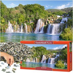 IKO Puzzle 4000 dielikov – Vodopády v Chorvátsku