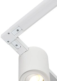 Moderný koľajnicový systém biely s 5 reflektormi 1-fázový - Rondoo Up