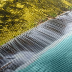 Obraz - Vodopád, s jasnými farbami (120x50 cm)