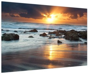 Obraz - More zaliate slnkom (90x60 cm)