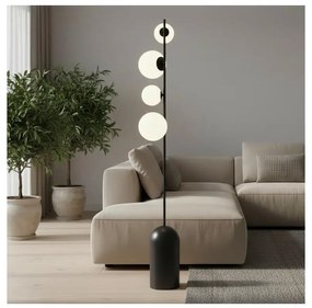 Stojacia lampa ETNO 4xG9/8W/230V čierna
