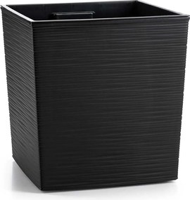 Květináč FLORE RIFLO 29,5x30,5 cm černý
