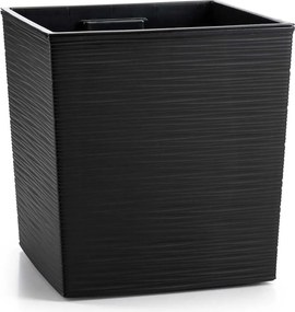 Kvetináč FLORE RIFLO 29,5x30,5 cm čierny