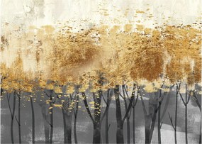 Obraz - Zlaté stromy (70x50 cm)