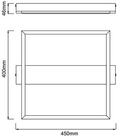 Brilliant-LED Stmievateľné stropné svietidlo LONEOS LED/24W/230V-