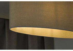 Duolla - Luster na lanku OVAL 2xE27/15W/230V šedá