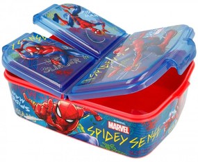 Multibox na desiatu Spiderman s 3 priehradkami - motív Grafiti