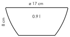 Tescoma Miska CREMA, 17 cm, 17 cm