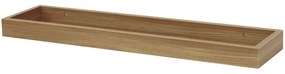 Nástenná polička P-011, dub, 60 cm