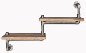 Nástenná polica BORURAF 35x75 cm smrek