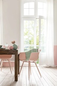 Svetlo ružová keramická guľatá váza Matt Pink S - 12 * 12 * 11,5 cm