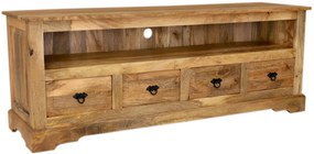 furniture-nabytek.cz - Drevený tv stolík z masívu mango 160x60x45