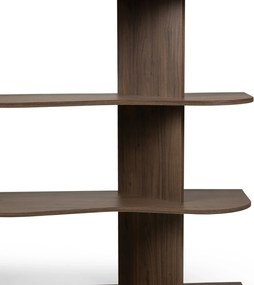 Nízká knihovna Rheo 160 cm ořech Villa