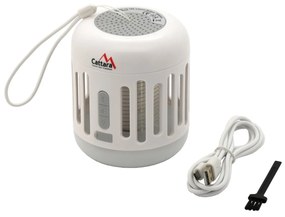 Cattara Nabíjacie bluetooth svietidlo s lapačom hmyzu Music cage, 60 lm