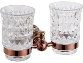 Mexen príslušenstvo, ESTELA držiak na kefku, ružové-zlato, 7011552-60