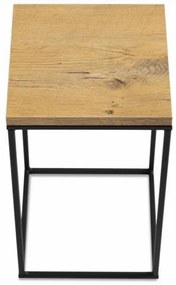 Stojan na kvety BASICLOFT 40x24 čierna/hnedá