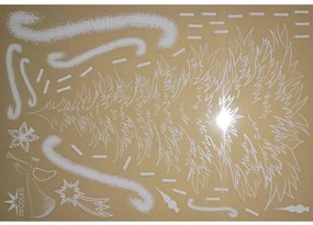 DECOLED Dekoratívna nálepka na okno A3 strom