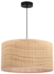 Závesné svietidlo Rattan, 1x ratanové tienidlo, (fi 40cm), b