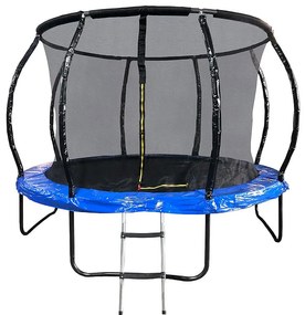 Trampolína PREMIUM s rebríkom 427cm modrý