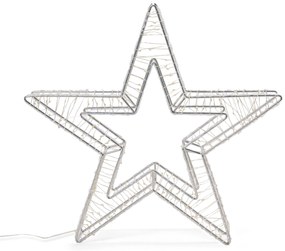 LED hviezda, 3D, do exteriéru, veľká