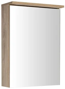 Aqualine Aqualine, KAWA STRIP Galérka s LED osvetlením 50x70x22cm, dub emporio, WGL35S