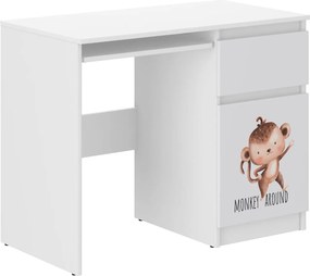 Wooden Toys Detský písací stôl N-33 SAFARI OPICA