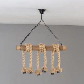 Brilagi - Luster na reťazi KOS 6xE27/60W/230V buk