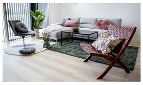 Skladacia stolička z teakového dreva a kože House Nordic Montana