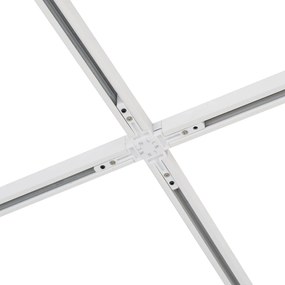 Moderný koľajnicový systém s 10 reflektormi béžový a biely 1-fázový - Slimline Uzzy