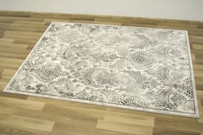 Koberec Versage 2301A Ornament čierny / biely
