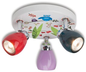 Stropné LED svietidlo Birds, 3-plameňové