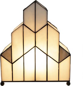 Stolová lampa Tiffany v neobvyklom tvare Crame - 30*4*25 cm