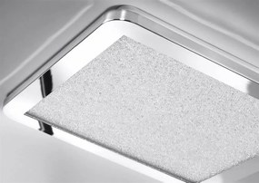 Minimalistické stropné svietidlo do kúpeľne NEXIT – strieborný chróm 40 cm – LED 3000K 24W IP44 stmievateľné stropné svietidlo