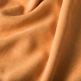 Pomarančový polozatemňovací záves ADA z mäkkej látky  - šité na mieru