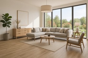 Beaulieu International Group, PVC podlaha - lino Polo 2119, na mieru, šíře 3m,4m, hnedá, pena, detská izba