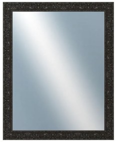 DANTIK - Zrkadlo v rámu, rozmer s rámom 80x100 cm z lišty PRAHA čierna (2753)