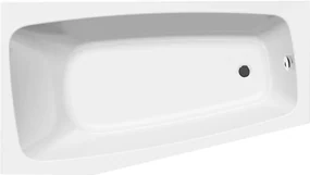 Aqualine Aqualine, BEROUNKA vaňa160x90x41cm, ľavá, biela, A1690