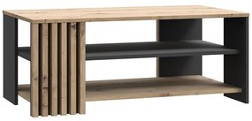 Konferenčný stolík Zaandam 60x110 artisan/čierna