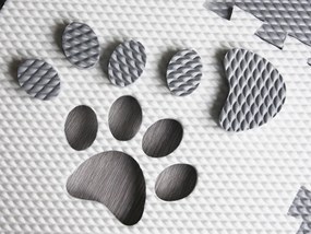 Penová podlaha na zem do detskej izby 16 dielov HNEDO-SIVÁ