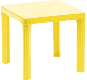 Detský stolík plastový Baby 46x46x42 cm žltý