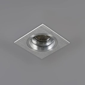 Sada 6 zapustených bodových svetiel štvorcových hliníkových nastaviteľných - Chuck