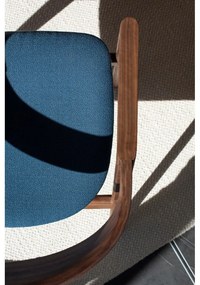 Modrá/hnedá jedálenská stolička Muna – Gazzda