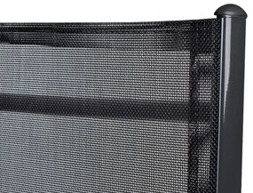 InternetovaZahrada - Hliníkový set 2 kresiel - čierne