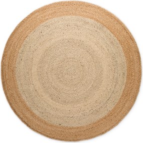 Kusový koberec Jutta 106225 Natur Ivory/Gold kruh, 120x120 (priemer) kruh, béžová, chodba / predsieň, Hanse Home