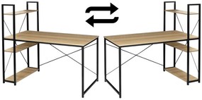 Moderný priemyselný stôl Trosa Oak loft
